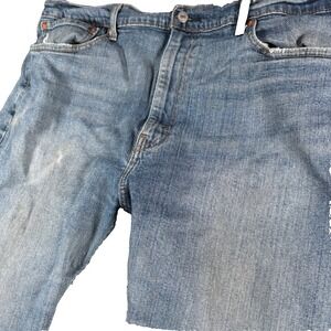 Levi's 505 Jeans Mens 40x28 Blue Denim Cotton Stretch Regular Fit Straight Leg